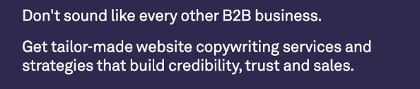 The subhead for the Coast Copywriting website.